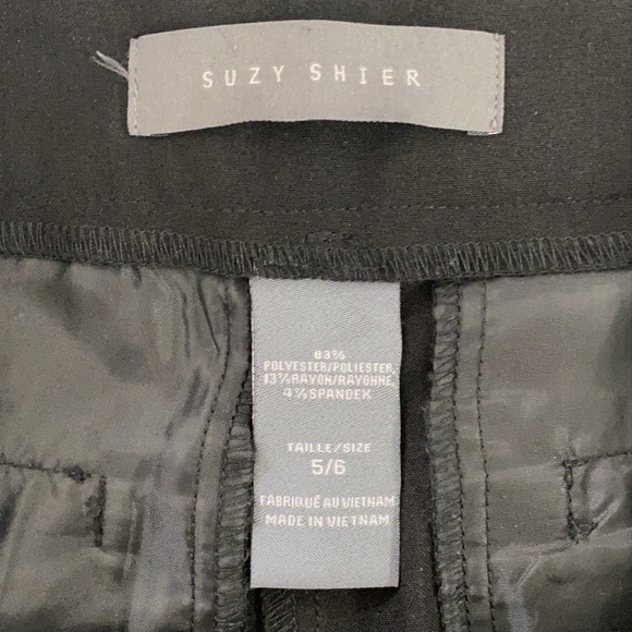 BEADED FLARE BOOTCUT BLACK DRESS PANTS - Picture 6 of 6